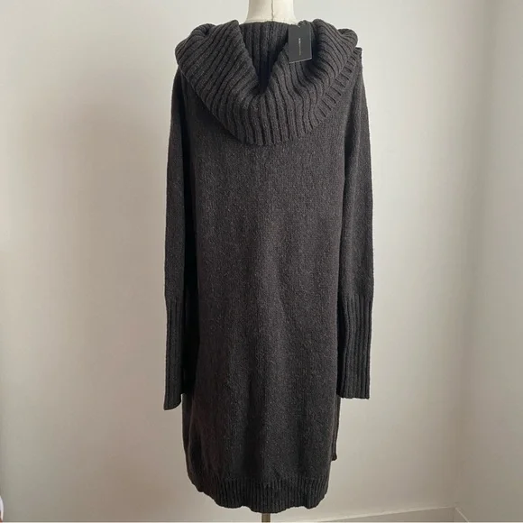 NWT BCBG MaxAzria Sweater Cardigan Coat Long Line Wool Alpaca Blend Size M/L - Picture 2 of 15